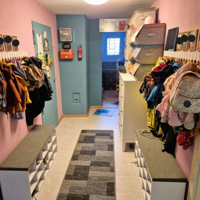 Unser Eingangsbereich / Garderobe